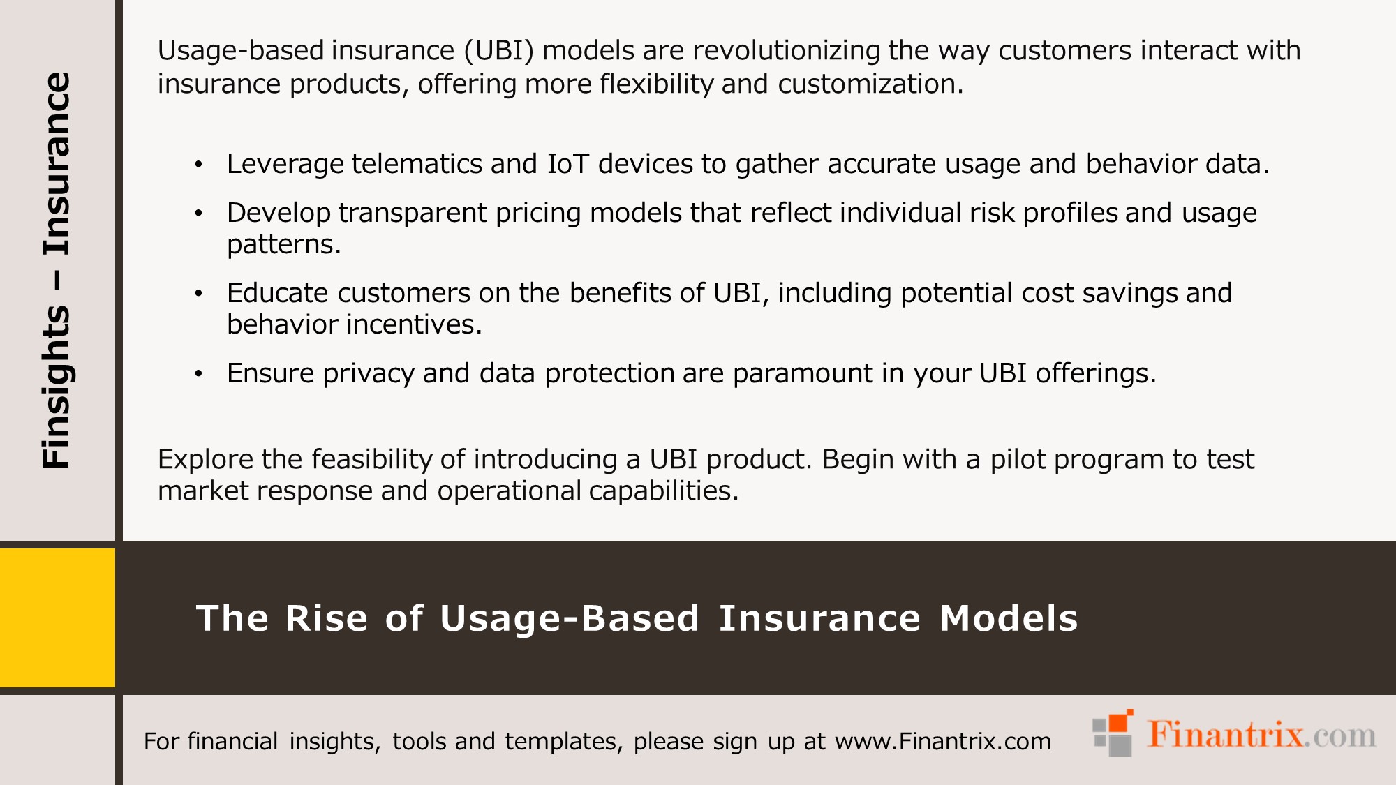 The Rise of Usage-Based Insurance Models