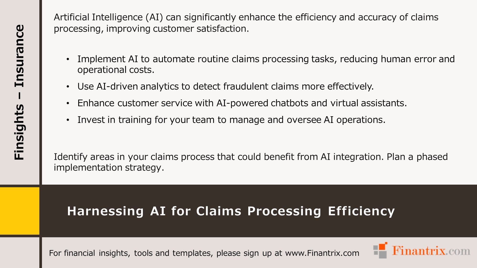 Harnessing AI for Claims Processing Efficiency