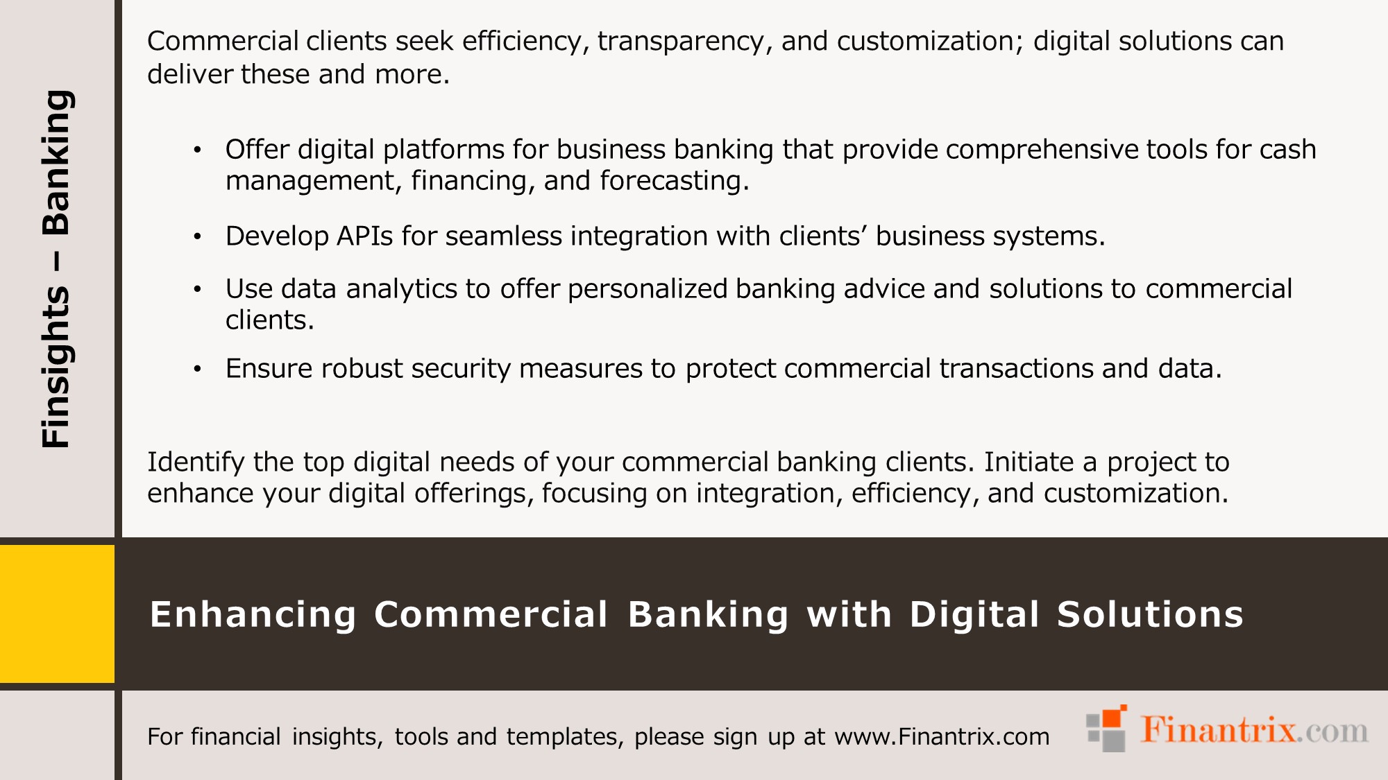 Enhancing Commercial Banking with Digital Solutions