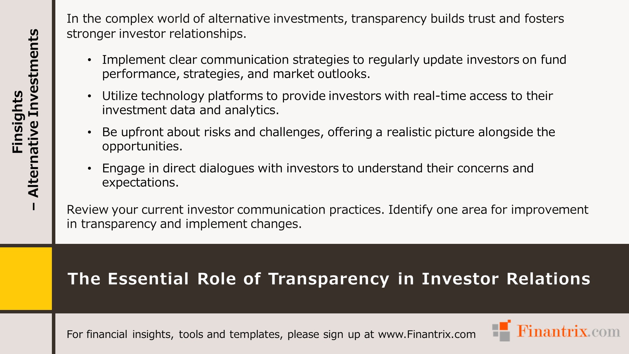 The Essential Role of Transparency in Investor Relations