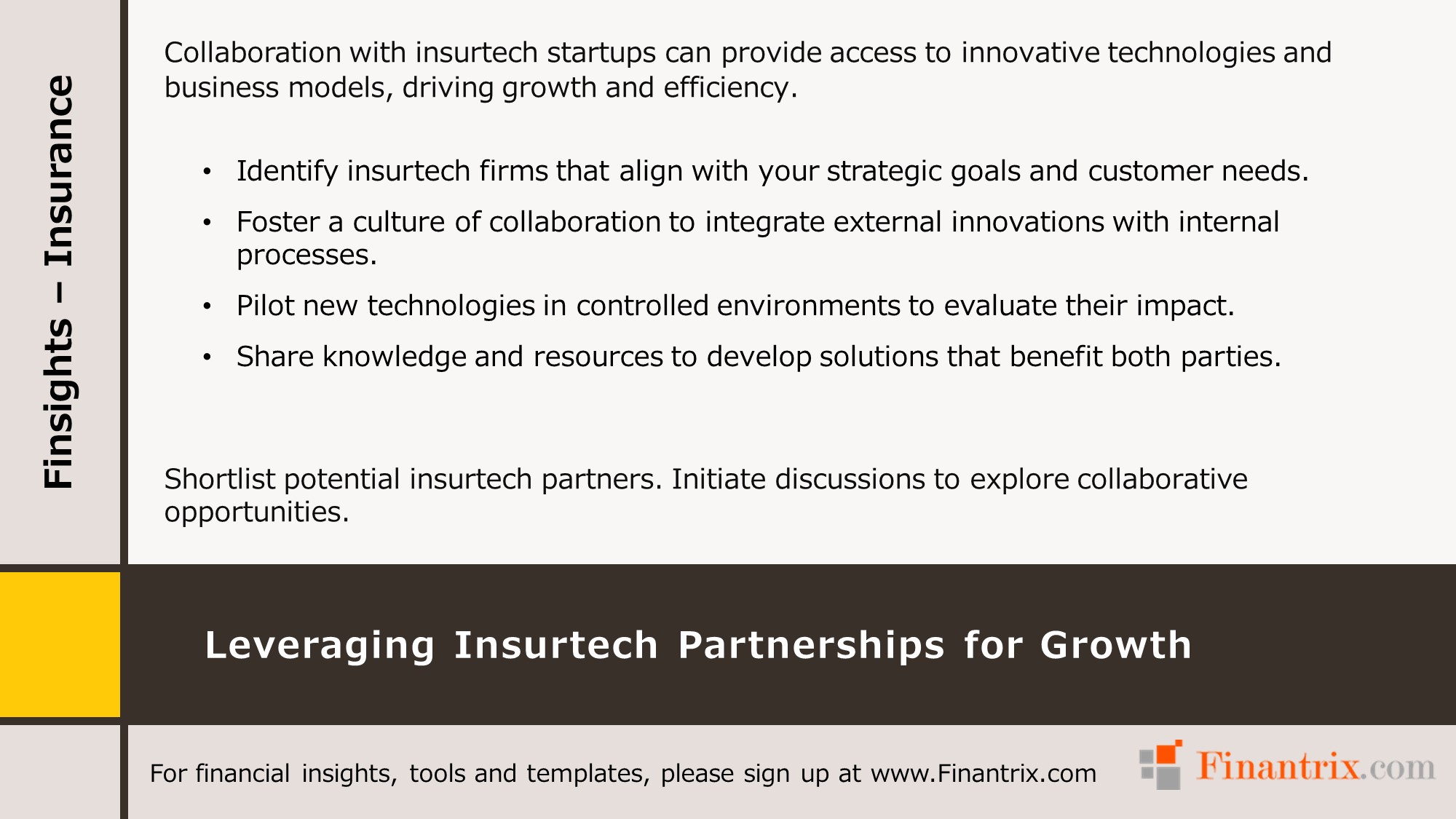 Leveraging Insurtech Partnerships for Growth