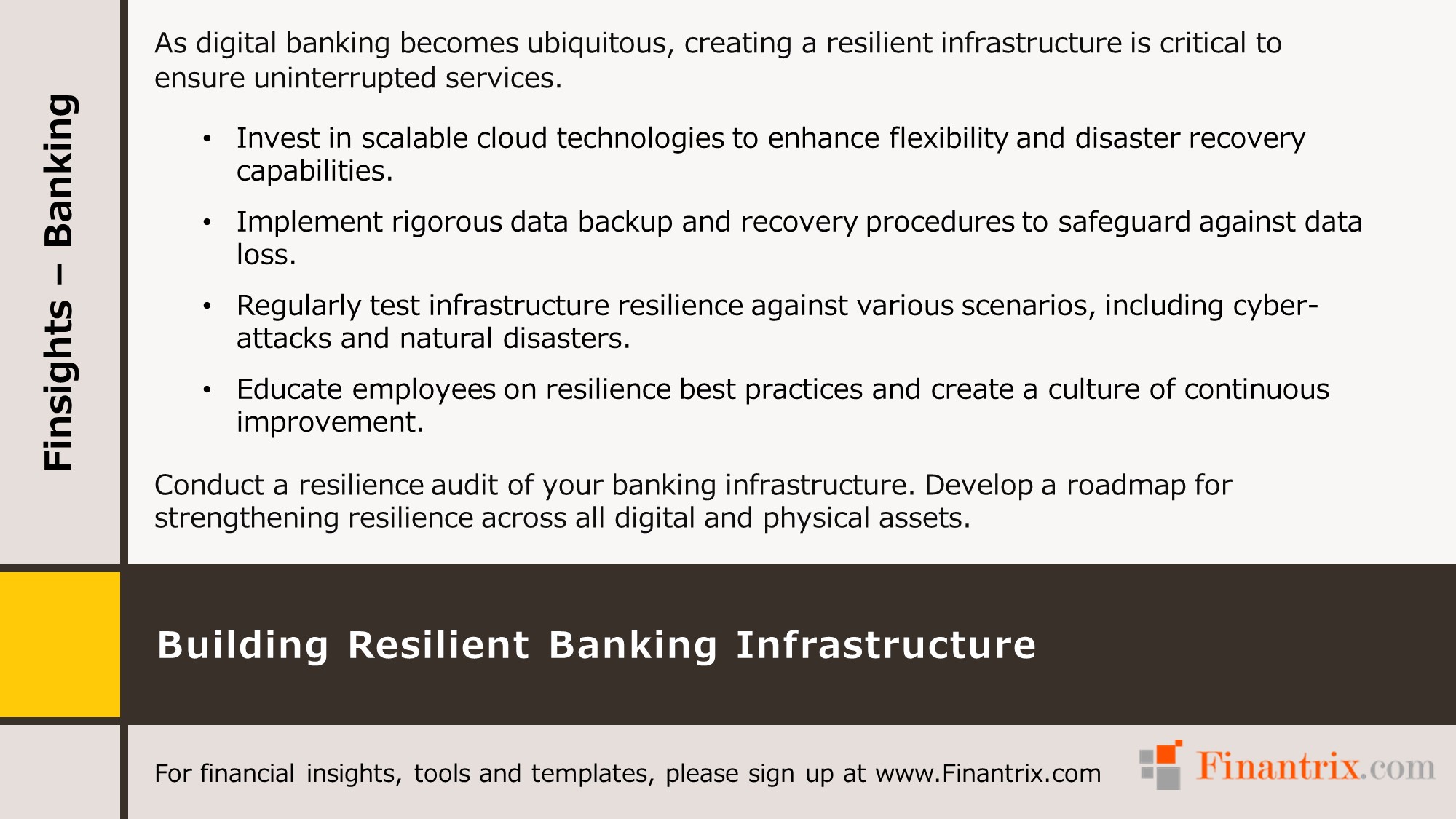 Building Resilient Banking Infrastructure