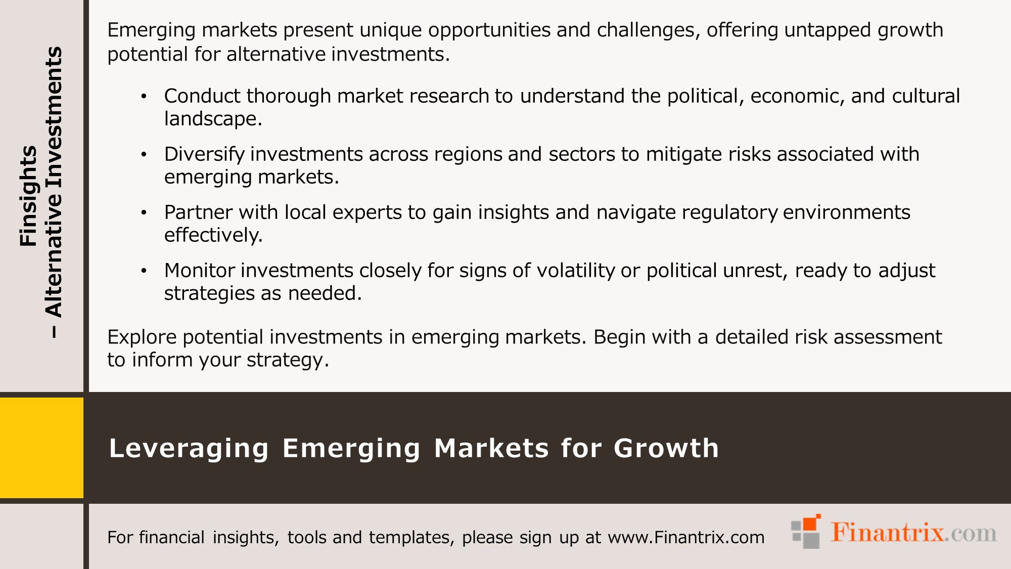 Leveraging Emerging Markets for Growth