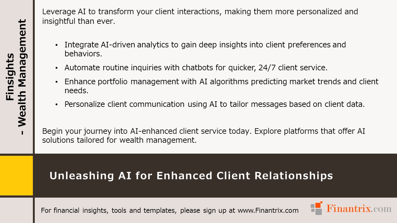 Unleashing AI for Enhanced Client Relationships