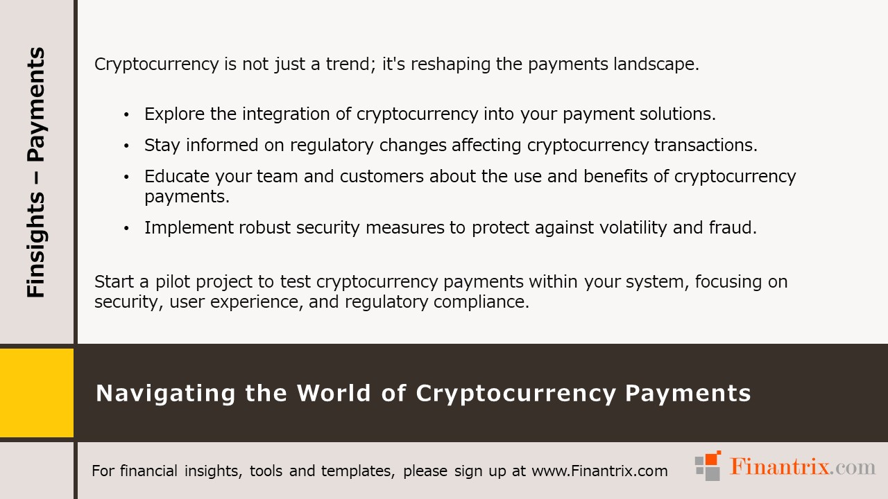 Navigating the World of Cryptocurrency Payments