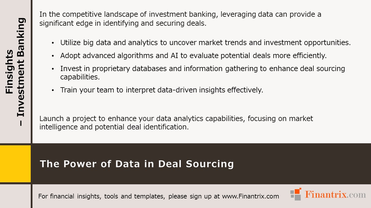 The Power of Data in Deal Sourcing